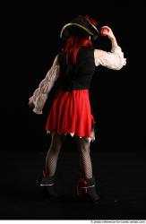 DARINA STAANDING POSE WITH APPLE